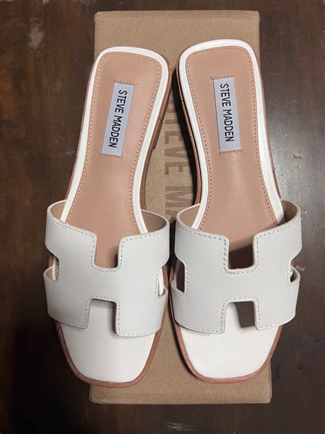 hermes oran sandal etoupe|steve madden kimmie sandals knockoff.